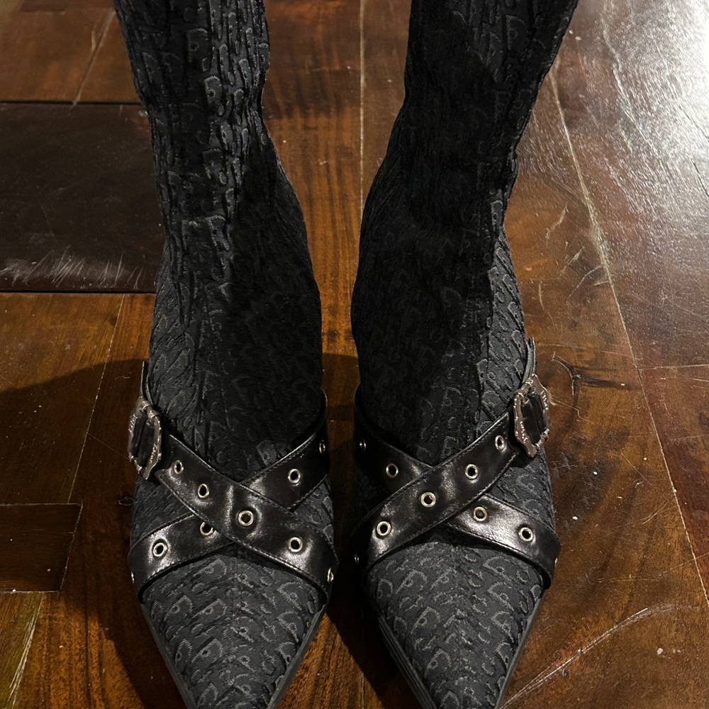 Christian Dior Boots with Buckle Detail